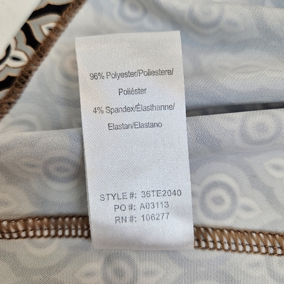 Hale Bob Long Sleeve Button Down Contemporary Luxury Top XS - Picture 7 of 10